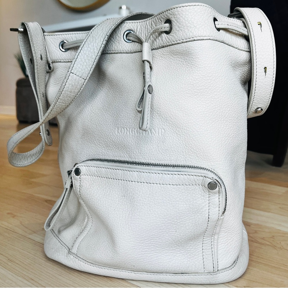 Longchamp cream Leather Women's Bag
